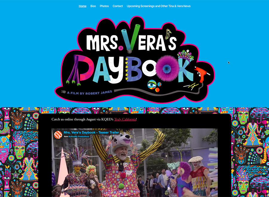 Mrs. Vera's Daybook documentary homepage